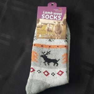 Lamb wool socks